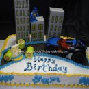 Homemade Batman Cake in Gotham City