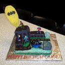 Homemade Batman Scene Birthday Cake