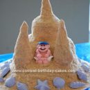 Homemade Beach Baby Shower Cake