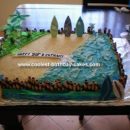 Homemade Beach Birthday Cake