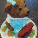 Homemade Dorothy Bear Cake