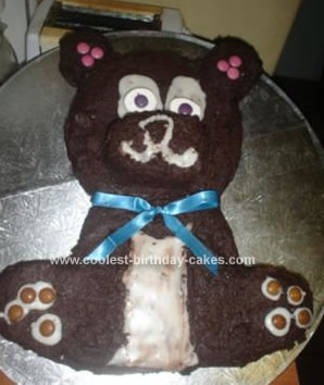 Homemade Bear Cake