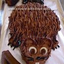 Homemade Beaver Birthday Cake