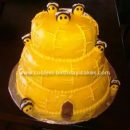 Homemade Beehive Birthday Cake