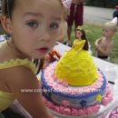 Homemade Belle Birthday Cake