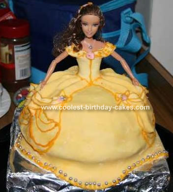 Belle from Beauty and the Beast Cake