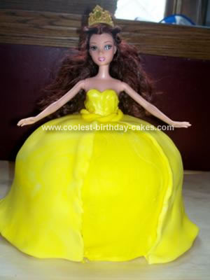 Homemade Belle Princess  Cake