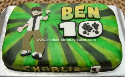 Cool Homemade Ben 10 Fondant Cake