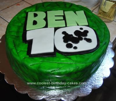 Homemade Ben 10 Cake
