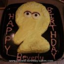 Homemade Big Bird Sesame Street Cake