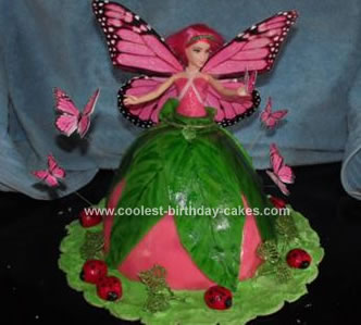 Homemade Birthday Fairy Cake