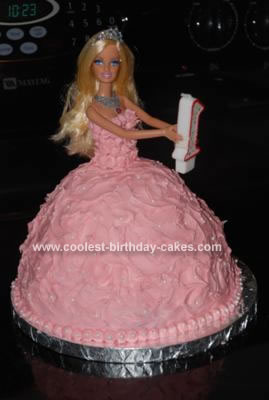 Homemade Birthday Princess Cake