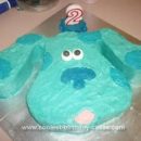 Homemade Blue's Clue's Birthday Cake Idea