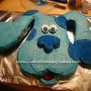 Homemade Blue's Clues Cake