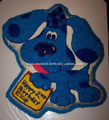 Homemade Blues Clues Cake