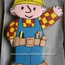 Homemade Bob the Builder Cake