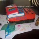 Homemade Book Graduation Cake