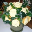 Homemade Bouquet Of Flowers Cake