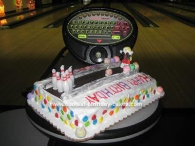 Homemade Bowling Cake