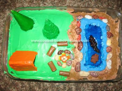 Homemade Boy Scouts Cake