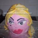 Evil Looking Homemade Bratz Cake