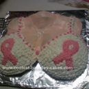 Homemade Breast Cancer Awareness Cake