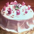 Coolest Bridal Shower Table Cake