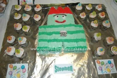 Homemade  Brobee Birthday Cake Idea