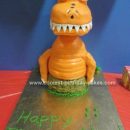Homemade Buddy the T-Rex  Cake