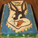 Homemade Bugs Bunny Cake