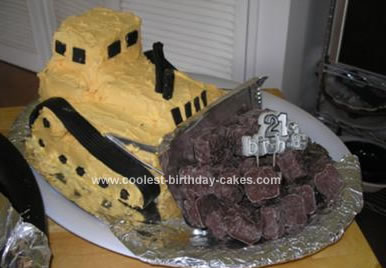 Homemade Bulldozer Cake