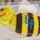 Homemade Bumblebee Birthday Cake