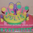 Butterfly First Birthday Cake