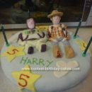 Homemade Buzz and Woody Cake
