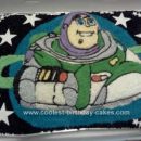 Homemade Buzz Lightyear Birthday Cake
