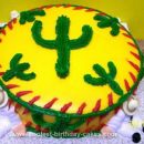 Homemade Cactus Cake