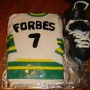 Homemade Cake for Hockey Fan