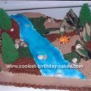 Army Campout Cake