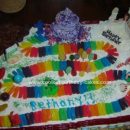 Homemade Candyland Birthday cake