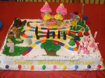 Homemade Candyland Cake