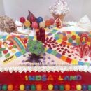Homemade Candyland Game Cake