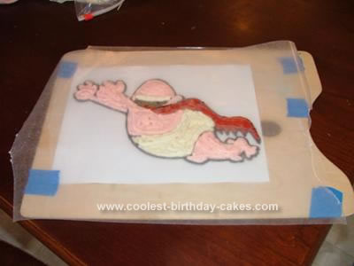Homemade Captain Underpants Cake
