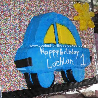 Lochlan's Car Cake