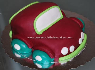 Homemade Car Cake