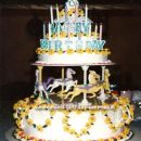Homemade Carousel Birthday Cake
