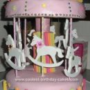 Homemade  Carousel Cake Design