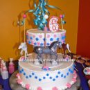 Homemade Carousel Child Birthday Cake