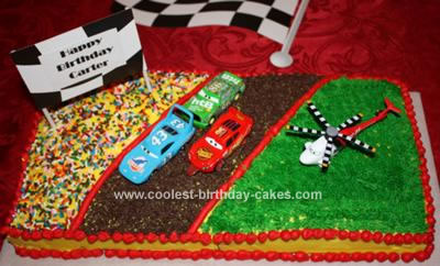 HomemadeCars Birthday Cake