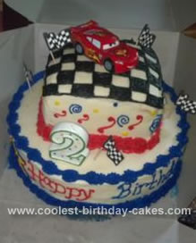 Homemade Cars  Birthday Cake