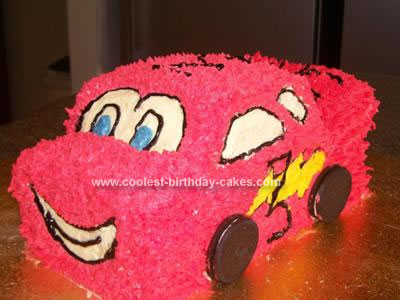 Homemade Cars Cake